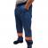 CALÇA DE BRIM - c/ FAIXA REFLETIVA 5cm LARANJA