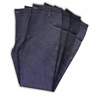 Calça Jeans com Elastano - s/FAIXA e 2 bolsos traseiro com 2 bolsos frontais  Botão e zíper  